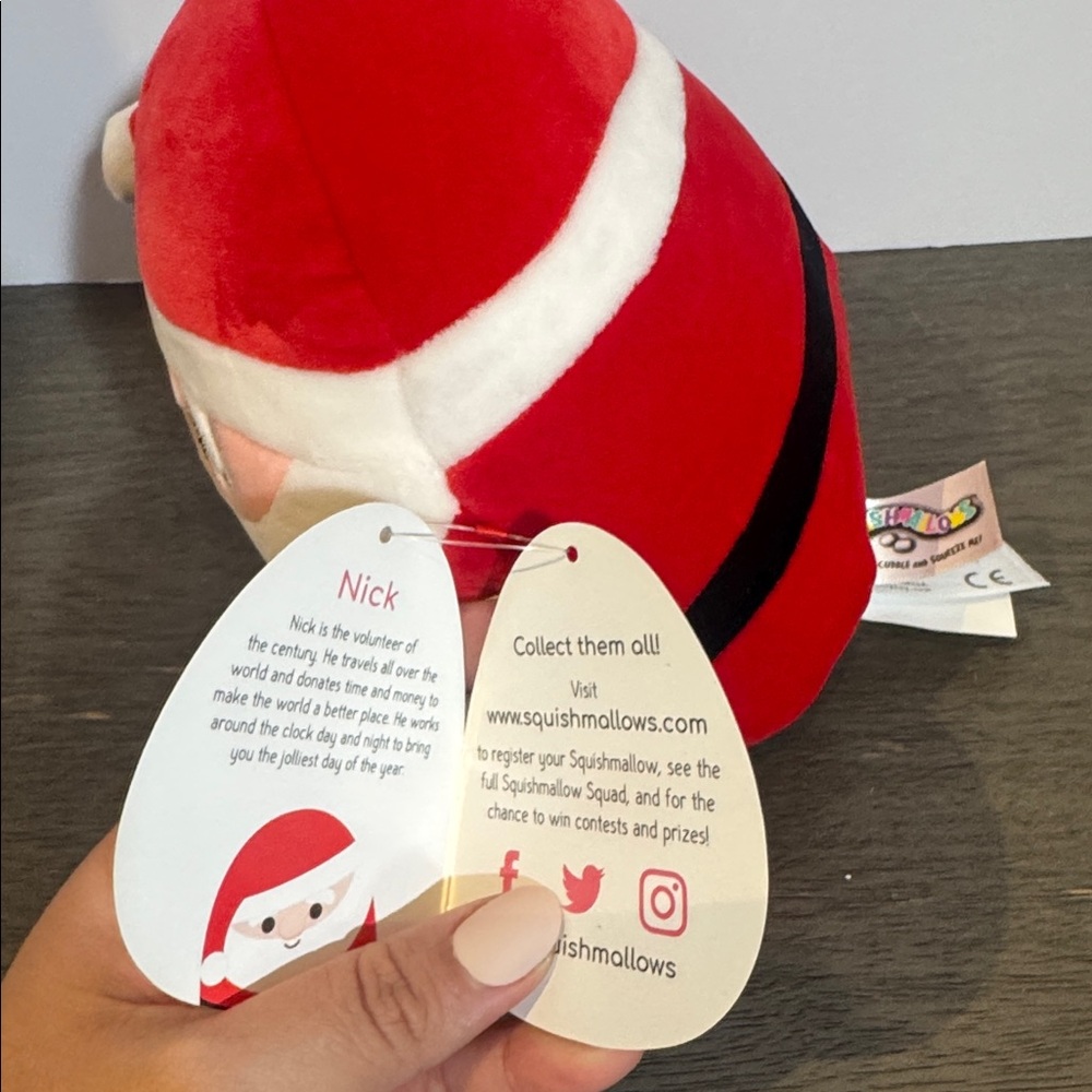 Nick the Santa Squishmallow 8" RETIRED 2018 - Picture 5 of 5